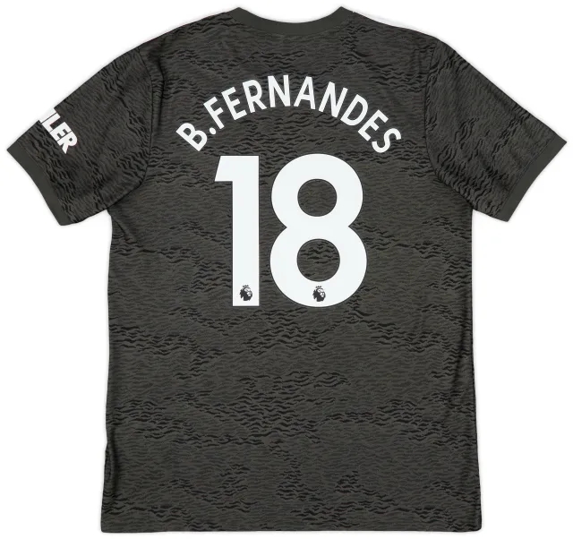 2020-21 Manchester United Away Shirt B.Fernandes #18 - 10/10 - (L)