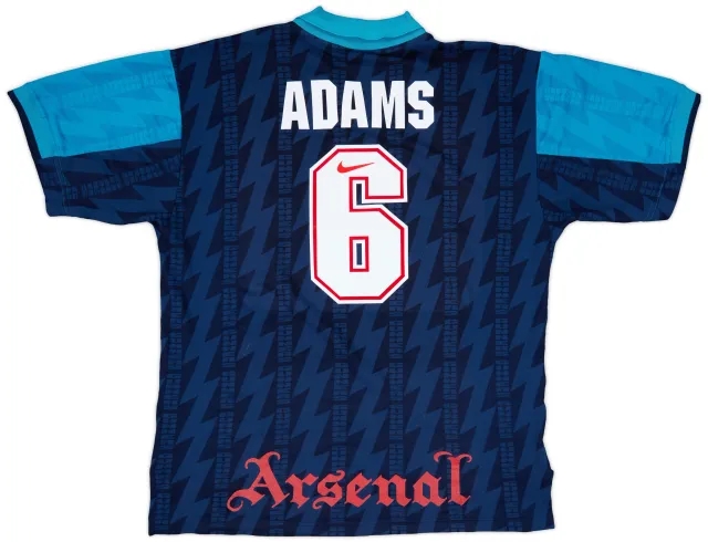 1994-95 Arsenal Away Shirt Adams #6 - 6/10 - (XXL)