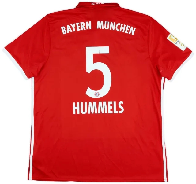 2016-17 Bayern Munich Home Shirt Hummels #5 - 7/10 - (XL)