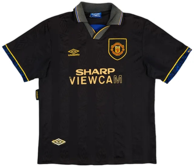 1993-95 Manchester United Away Shirt - 4/10 - (L)