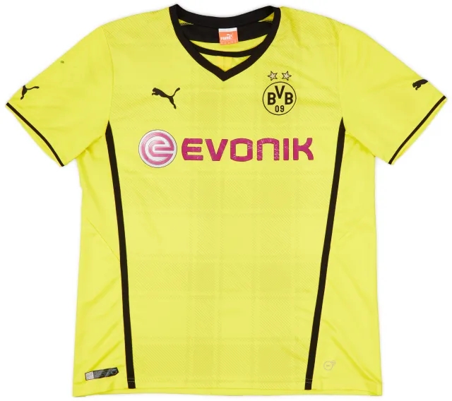 2013-14 Borussia Dortmund Home Shirt - 6/10 - (XL)