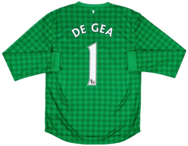 2012-13 Manchester United GK Shirt De Gea #1 - 8/10 - (M)