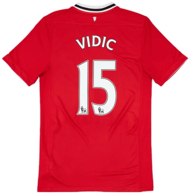 2011-12 Manchester United Home Shirt Vidic #15 - 8/10 - (S)