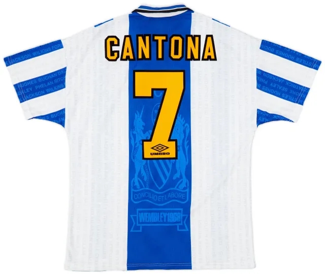 1994-96 Manchester United Third Shirt Cantona #7 - 8/10 - (L)
