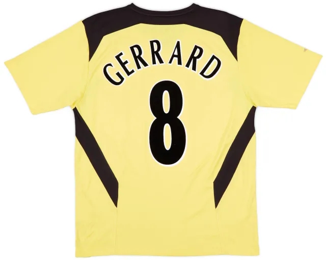 2004-06 Liverpool Away Shirt Gerrard #8 - 6/10 - (L)