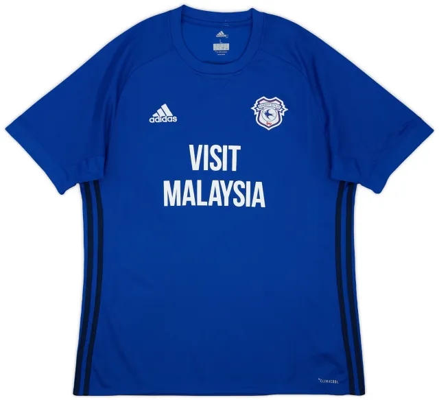 2017-18 Cardiff City Home Shirt - 8/10 - (L)