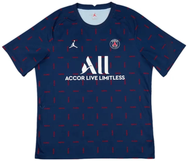 2021-22 Paris Saint-Germain Jordan Training Shirt - 7/10 - (XL)