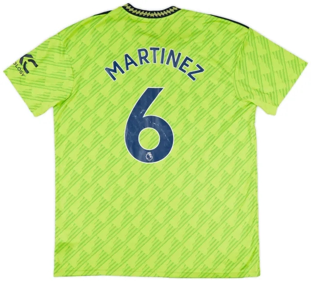 2022-23 Manchester United Third Shirt Martinez #6 - 6/10 - (XL)