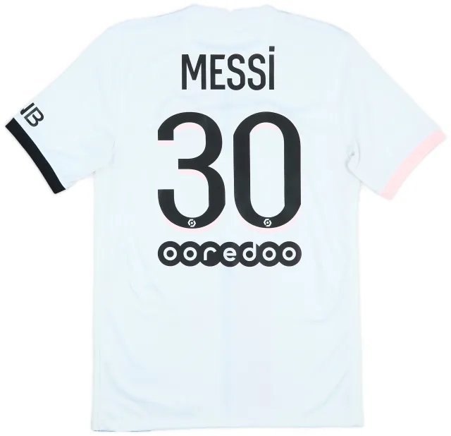 2021-22 Paris Saint-Germain Away Shirt Messi #30 - 7/10 - (S)
