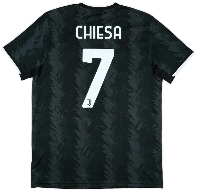 2022-23 Juventus Away Shirt Chiesa #7 - 10/10 - (L)