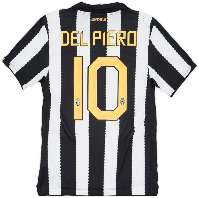 2010-11 Juventus Home Shirt Del Piero #10 - 8/10 - (S)