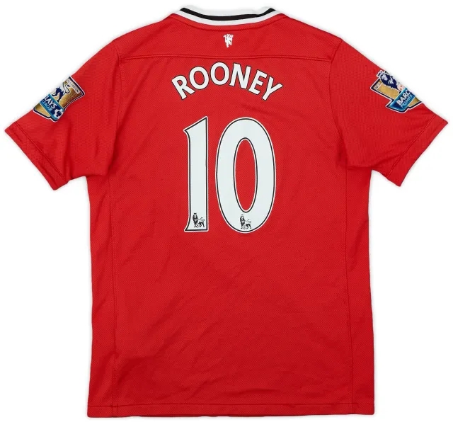 2011-12 Manchester United Home Shirt Rooney #10 - 6/10 - (M.Boys)