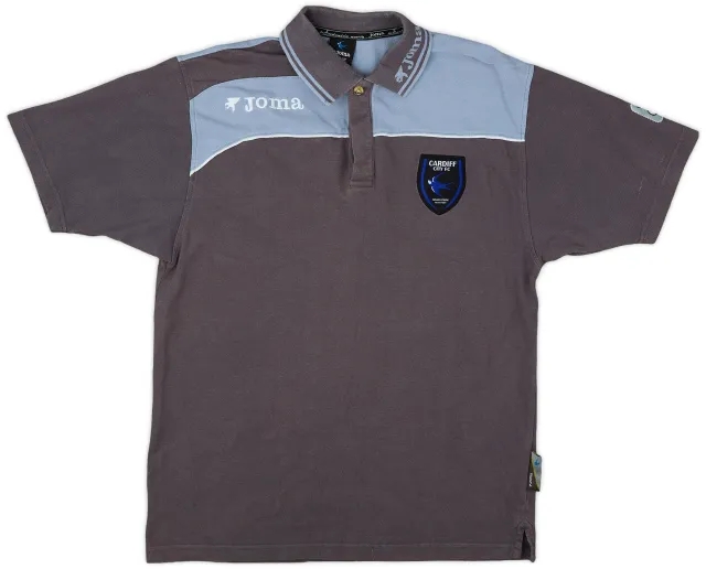 2008-09 Cardiff City Joma Polo Shirt - 9/10 - (M)
