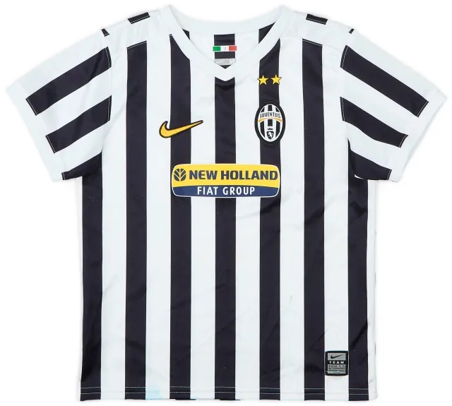 2009-10 Juventus Basic Home Shirt - 9/10 - (5-6 Years)