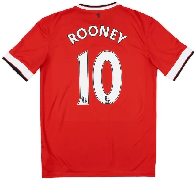 2014-15 Manchester United Home Shirt Rooney #10 - 5/10 - (M)