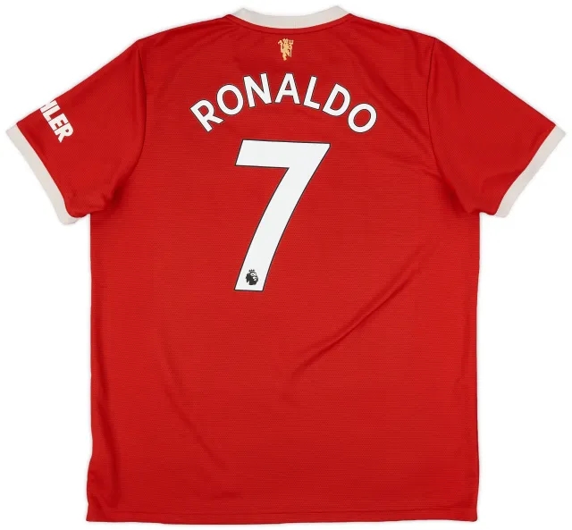 2021-22 Manchester United Home Shirt Ronaldo #7 - 5/10 - (XL)