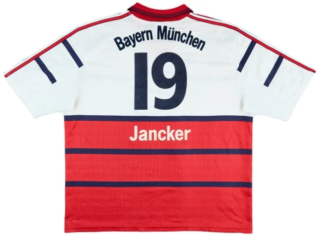 1998-00 Bayern Munich Away Shirt Jancker #19 - 6/10 - (XXL)