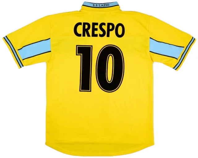 1999-00 Lazio Third Shirt Crespo #10 - 7/10 - (L)
