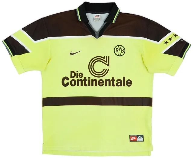 1997-98 Borussia Dortmund Home Shirt - 6/10 - (XL)