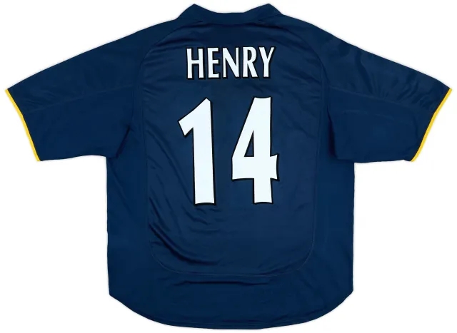 2000-02 Arsenal European Shirt Henry #14 - 7/10 - (L)