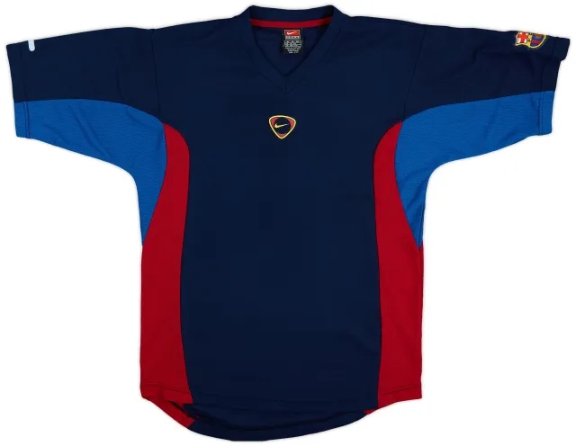 2000-01 Barcelona Nike Training Shirt - 7/10 - (XL.Boys)
