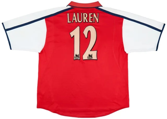 2000-02 Arsenal Home Shirt Lauren #12 - 5/10 - (XXL)