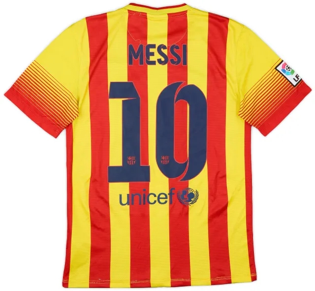 2013-15 Barcelona Away Shirt Messi #10 - 6/10 - (S)