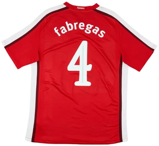 2008-10 Arsenal Home Shirt Fabregas #4 - 5/10 - (L)