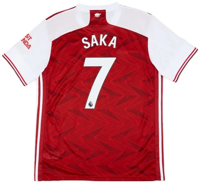 2020-21 Arsenal Home Shirt Saka #7 (L)