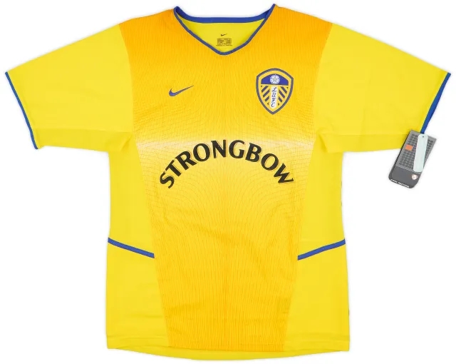 2002-03 Leeds United Away Shirt Radebe #5 (S)