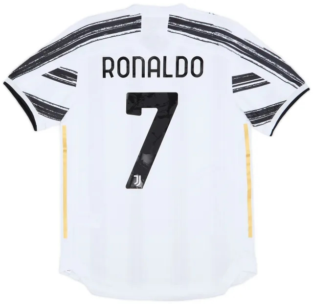 2020-21 Juventus Player Issue Home Shirt Ronaldo #7 (S/M)