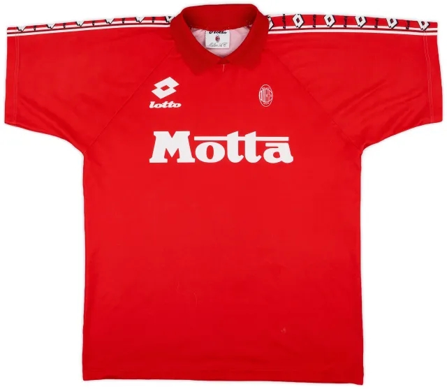 1995-96 AC Milan Lotto Training Shirt - 8/10 - (XL)