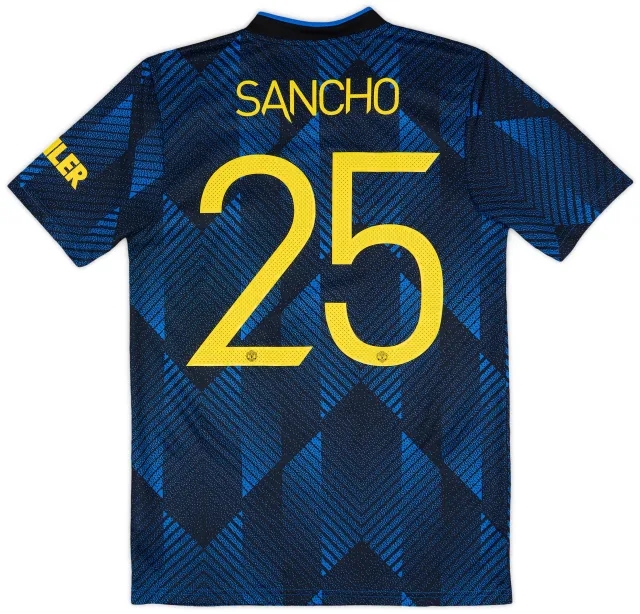 2021-22 Manchester United Third Shirt Sancho #25 - 10/10 - (S)