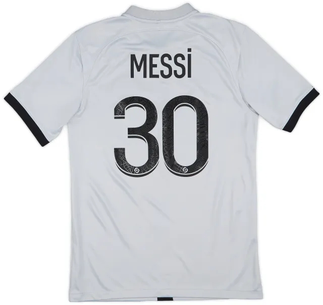 2022-23 Paris Saint-Germain Away Shirt Messi #30 - 9/10 - (S)