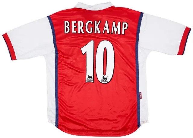 1998-99 Arsenal Home Shirt Bergkamp #10 - 6/10 - (L)