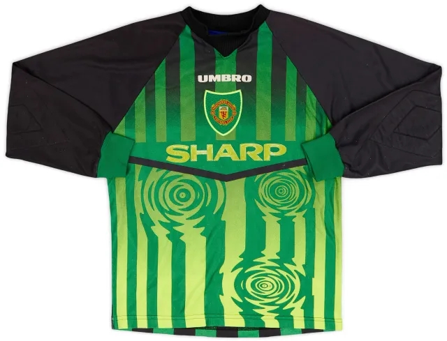 1997-98 Manchester United GK Shirt - 8/10 - (M.Boys)