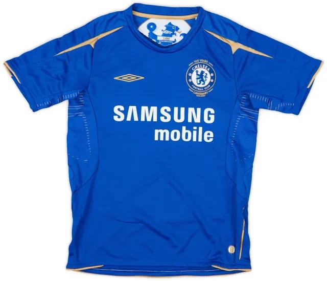 2005-06 Chelsea Centenary Home Shirt - 10/10 - (S.Boys)