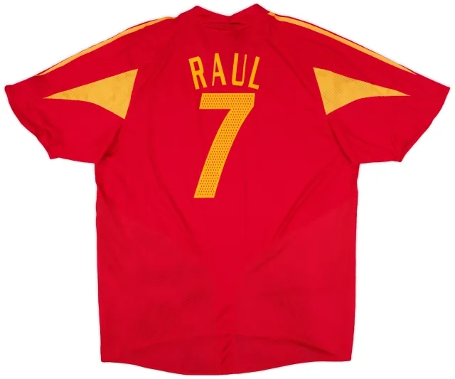 2004-06 Spain Home Shirt Raul #7 (XL)