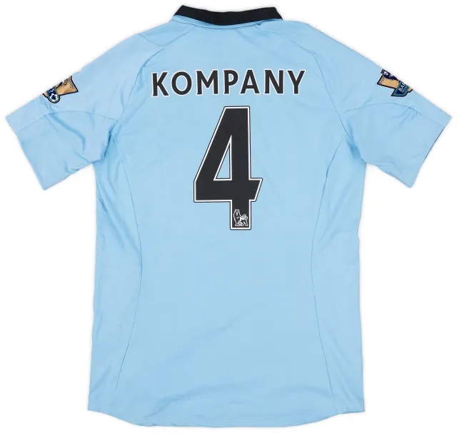 2012-13 Manchester City Home Shirt Kompany #4 (M)