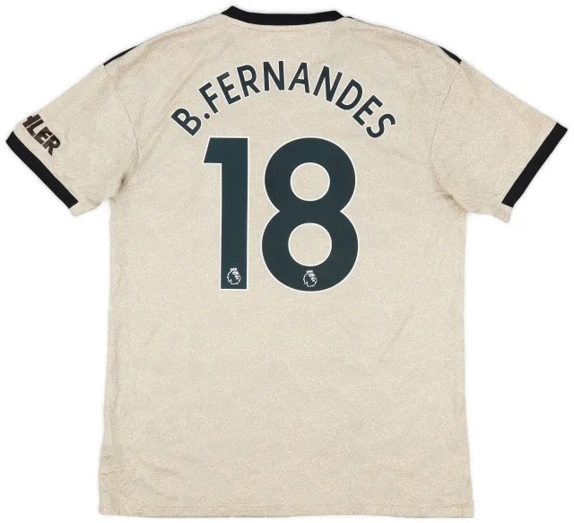 2019-20 Manchester United Away Shirt B.Fernandes #18 - 8/10 - (L)