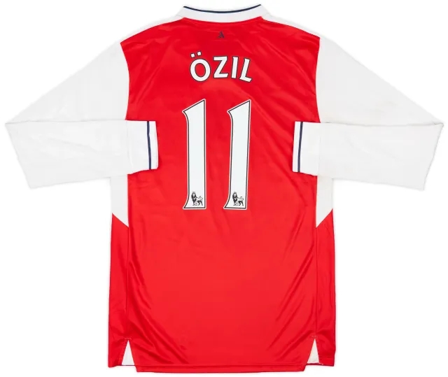 2016-17 Arsenal Home L/S Shirt Ozil #11 - 9/10 - (S)