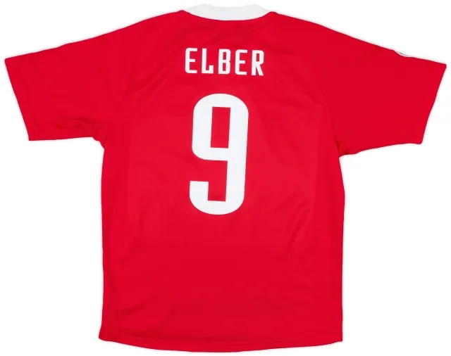 2000-01 Bayern Munich CL Home Shirt Elber #9 - 8/10 - (S)