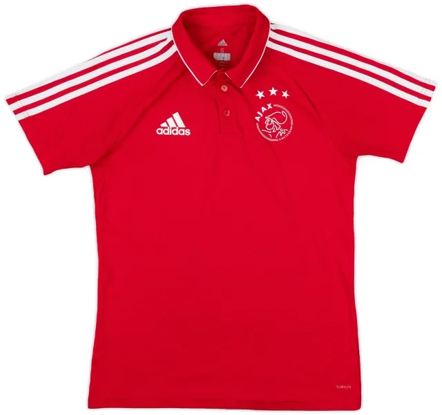 2017-18 Ajax adidas Polo Shirt - 8/10 - (S)