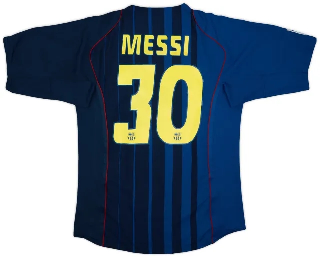 2004-05 Barcelona Away Shirt Messi #30 - 9/10 - (M)