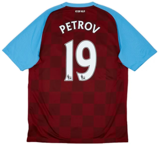 2011-12 Aston Villa Home Shirt Petrov #19 - 6/10 - (L)