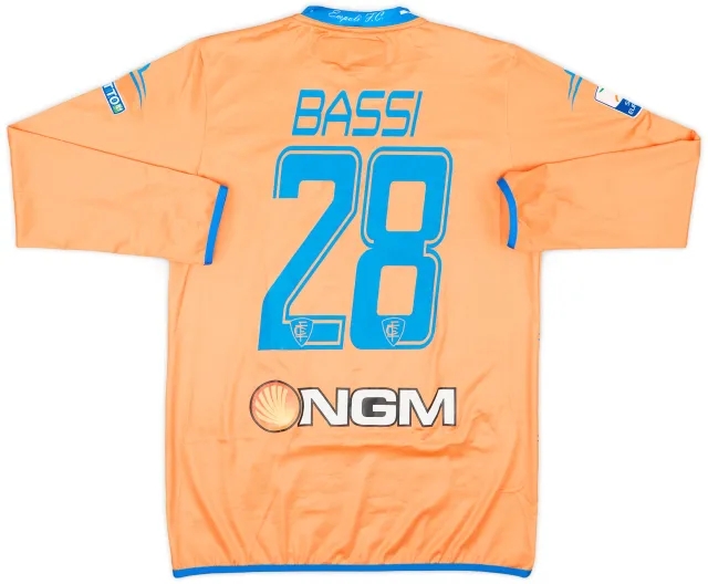 2013-14 Empoli Match Issue GK Shirt Bassi #28
