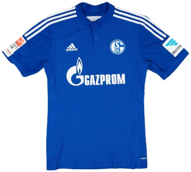 2014-15 Schalke Match Issue Home Shirt Klingenburg #30