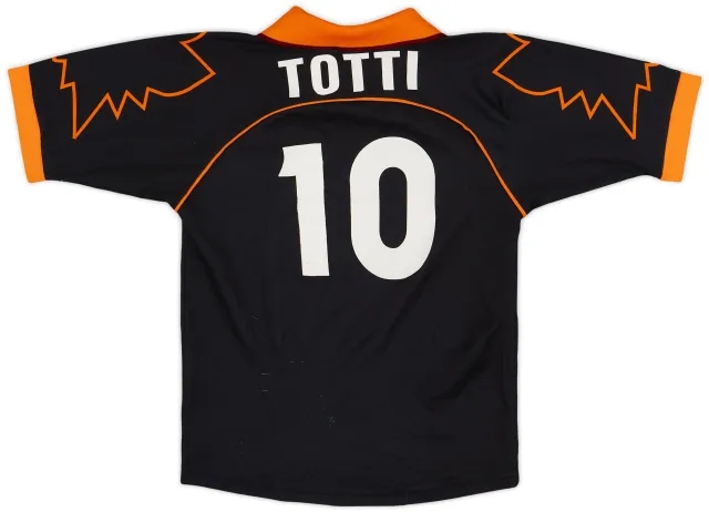 1999-00 Roma Third Shirt Totti #10 - 8/10 - (M.Boys)