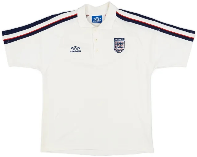 2000-01 England Umbro Polo Shirt - 8/10 - (S)