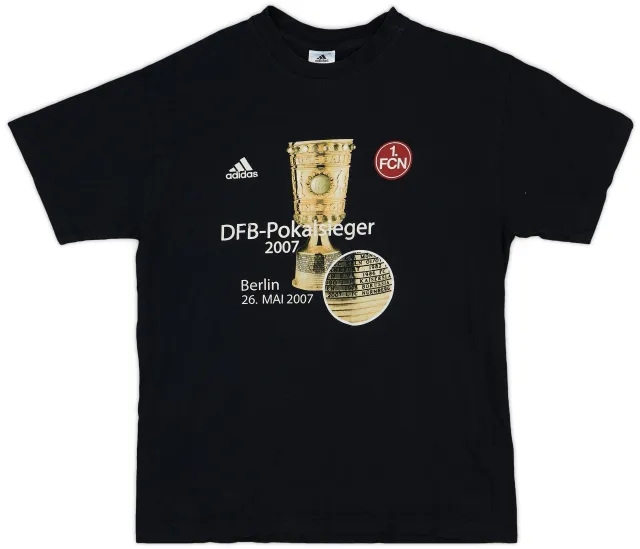 2006-07 Nurnberg 'DFB-Pokalsieger' adidas Graphic Tee - 9/10 - (M)
